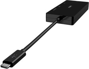 img 2 attached to 💻 Belkin AVC003btBK Multiport USB-C Adapter: Connect Your USB-C Laptop to Any Display with VGA, DVI, 4K HDMI, and DisplayPort