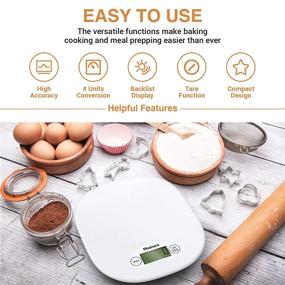 img 3 attached to 📱 Phansra Smart Food Scale: Advanced Bluetooth Digital Kitchen Scale with Nutritional Calculator for Keto, Macros, Calorie Tracking, and Weight Loss - Smartphone App Enabled!