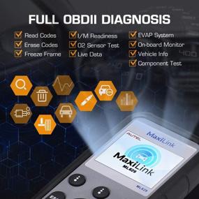 img 1 attached to 🔧 Autel ML629: Upgraded OBD2 Scanner with Full Functions - ABS, SRS, Engine, Transmission Diagnoses - Ideal for DIYers and Professionals