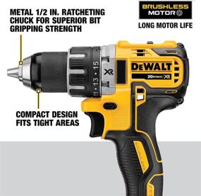 img 1 attached to 🔧 Dewalt DCD791D2 Compact Li-Ion Brushless Drill