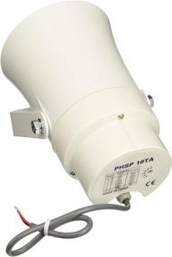 img 1 attached to 🔊 Powerful 10-Watt Indoor Outdoor PA Horn Speaker - PyleHome PHSP10TA, White