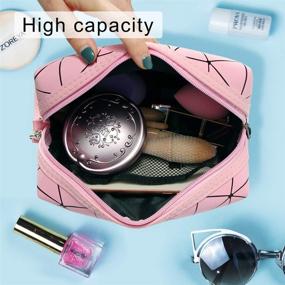 img 2 attached to Portable and Waterproof Cosmetic Organizer for Makeup