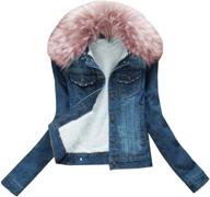 youmu fleece jacket thicken sherpa women's clothing for coats, jackets & vests logo