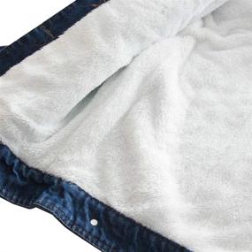 img 3 attached to YOUMU Fleece Jacket Thicken Sherpa Women's Clothing for Coats, Jackets & Vests