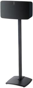 img 4 attached to 🔊 Sanus WSS51-B1 Wireless Speaker Stand for Sonos Five & Play:5 – Premium Aluminum Design for Vertical & Horizontal Orientations with Cable Management (Black)