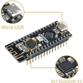 img 4 attached to 🔑 Keywishbot BLE Nano V3.0 - Плата с Micro USB и встроенным CC2540 BLE беспроводным модулем и ATmega328P 5V микроконтроллером - Совместима с Nano V3.0