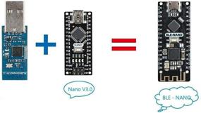 img 2 attached to 🔑 Keywishbot BLE Nano V3.0 - Плата с Micro USB и встроенным CC2540 BLE беспроводным модулем и ATmega328P 5V микроконтроллером - Совместима с Nano V3.0