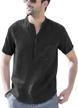 casual henley shirts cotton sleeve men's clothing in shirts logo