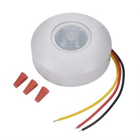 img 4 attached to 🔦 Enhanced 360° Motion Sensor Switch: PIR Motion Detector Switch with Time Delay for LED Ceiling Light & Photosensitive Control