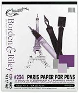 📝 borden & riley paris paper: premium 14x17 white sheets for pens logo