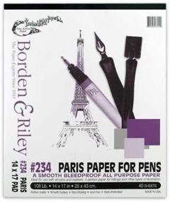 img 2 attached to 📝 Borden & Riley Paris Paper: Premium 14x17 White Sheets for Pens