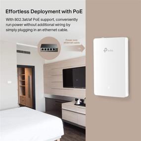img 1 attached to 📶 TP-Link EAP235-Wall: Powerful In-Wall Wireless Gigabit Access Point with MU-MIMO & Beamforming