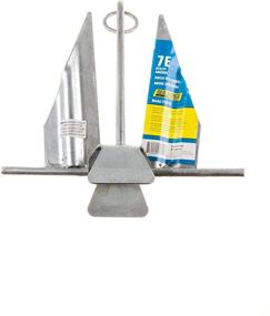 img 1 attached to 🔍 Seachoice Utility Anchor: Slip Ring Shank in Hot-Dipped Galvanized Steel or PVC Coated – Find the Perfect Size
