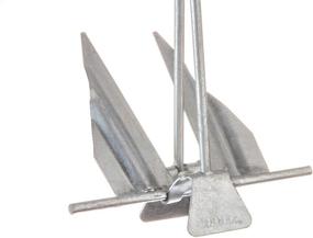 img 2 attached to 🔍 Seachoice Utility Anchor: Slip Ring Shank in Hot-Dipped Galvanized Steel or PVC Coated – Find the Perfect Size