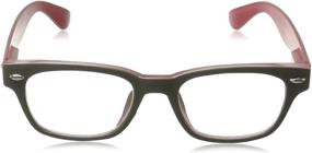 img 3 attached to 👓 Peepers Bellissima Rectangular Reading Glasses, Gray/Red, 1.5" Power – Enhanced for SEO