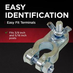 img 1 attached to 🔩 Marine-Grade Zinc-Plated Terminal End Set by Schumacher