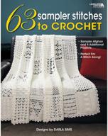 🧶 discover 63 exquisite crochet sampler stitches with leisure arts book logo