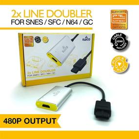 img 3 attached to Адаптер Kaico 2X Line-Doubling HDMI для Nintendo N64, Super Nintendo, Super Famicom и Gamecube - Простое подключение и игра для N64 Gamecube и Snes