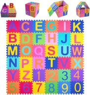 🔠 explore learning fun with kangler 36 piece 5 9inch interlocking alphabet set! logo