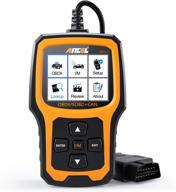 🚘 ancel ad410 enhanced obd ii vehicle code reader: powerful obd2 scanner for auto check engine light, emission analysis, and more logo