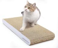 🐱 amznova cat scratcher: durable recyclable scratching pad with catnip, colors series - available in 7 colors & 2 sizes logo