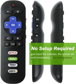 img 3 attached to 📺 TCL Roku TV ERC580 Remote Control: 4 Shortcut Buttons, Compatible with 55R617 & 65R617 Models - Replacement!