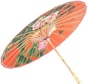 img 3 attached to ☂️ Китайская зонтовая парасолька: ручная работа и водонепроницаемая.