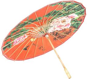 img 2 attached to ☂️ Китайская зонтовая парасолька: ручная работа и водонепроницаемая.