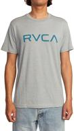 👕 rvca black men's short sleeve t-shirt: clothing, tanks, and t-shirts logo