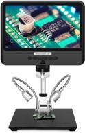 🔬 andonstar ad208 coin microscope: 8.5 inch screen, 260x lcd, usb digital microscope for pcb repair, soldering, coin inspection - lab handheld microscopes logo