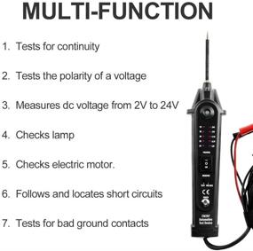 img 1 attached to 🚗 allsun Automotive Electrical Circuit Tester Power Probe: A Comprehensive Diagnostic Tool for Auto Electrical System Diagnosis