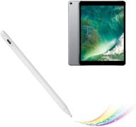 🖊️ premium electronic stylus pen for ipad pro 10.5" 2017 - active capacitive pencil with type-c rechargeable capability - compatible with apple ipad pro 10.5-inch stylus pens - ideal for drawing and writing - white edition logo