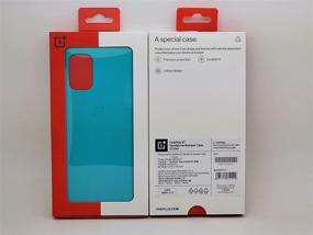 img 1 attached to 📱 OnePlus 8T Sandstone Bumper Case - Cyan: A Must-Have from Electronics Mart!