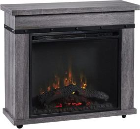 img 2 attached to 🔥 DIMPLEX Morgan Mantel with 23-inch Electric Fireplace, Model C3P23LJ-2085CO, 120V, 1500W, 12.5 Amps, Charcoal Oak