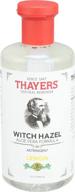 thayer's witch hazel astringent with aloe vera formula - clear, 12 fl oz: a natural solution for soothing and toning skin logo