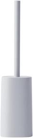 img 4 attached to ORIGINEER Simplicity Toilet Brush Set - Trendy White Fashionable Brushes for a Pristine Bathroom