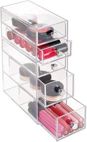 img 2 attached to IDesign Cosmetic 5 Drawer Countertop Organization