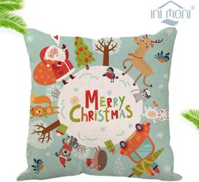 img 1 attached to Ini Moni Christmas Pillowcase Furniture