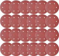 🔸 sackorange 30 pcs 9 inch 6 hole 80 grit hook & loop sanding discs: premium aluminum oxide abrasive for smooth finishing on drywall, wood furniture, and power sanders - 30 pack logo