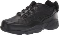 ultimate support and style: propet men's stability sneaker black logo