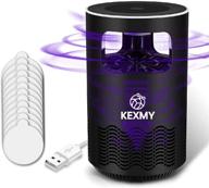 kexmy mosquito trap: your ultimate solution for mosquito control and fly elimination with electric swatter, glue boards, and blue light logo