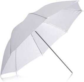 img 2 attached to 📸 Новый 2 шт. 33 "/ 84 см белый прозрачный мягкий зонт: идеально подходит для съемки в фотостудии и видеостудии.