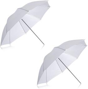 img 4 attached to 📸 Neewer 2 Pack 33"/84cm White Translucent Soft Umbrella: Perfect for Photo and Video Studio Shooting