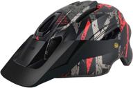 men's and women's bike helmets - lightweight cycling helmets for adults with detachable sun visor, rear light, and adjustable fit - ideal for mountain and road cycling - including removable tail light logo