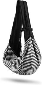 img 3 attached to 🐶 Cosmos Reversible Dog Sling Carrier: Stylish Pet Purse with Breathable Soft Cotton Fabric – Perfect for Puppy Small Dogs and Cats for Traveling Outdoors