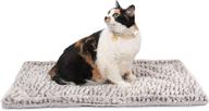 🐱 тепловой коврик для кошек - самонагревающаяся кровать для домашнего и уличного использования - 27.5" x 18.5 логотип