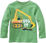 cozy and stylish: warmbaby long sleeve t-shirts for little boys! logo