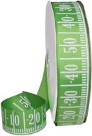 🎀 morex ribbon goal line ribbon, 1.5" x 20 yards, green logo