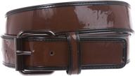 👗 chic and stylish trimmed patent leather fashion belts for women - must-have accessories logo