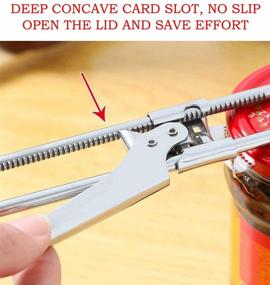 img 1 attached to 🔧 Multifunctional Adjustable Can Opener and Jar Openers Set, Stainless Steel Manual Lid Opener - Easy-open Jar Opener Included (1Pcs)